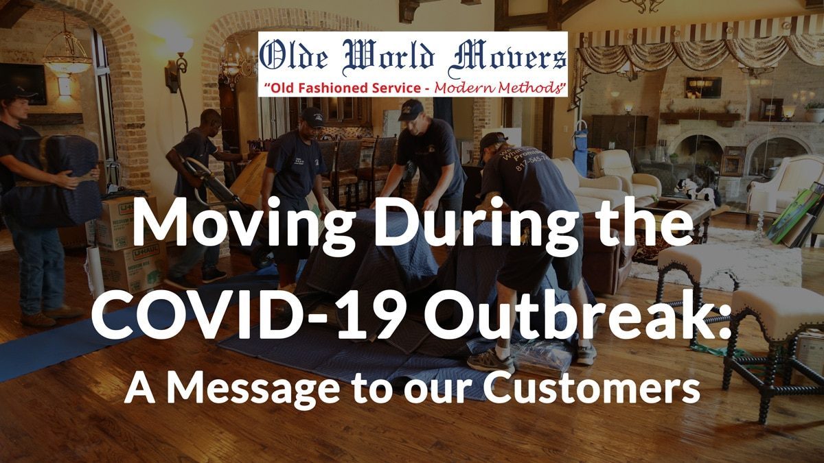Moving During the Coronavirus Outbreak